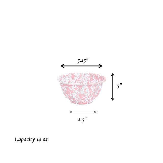 Splatter Small Footed Bowls, Set of 4