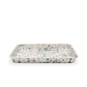 ecomposer-color-mint hibiscus, C190GMP - Catalina Small Rectangle Tray, Mint Hibiscus