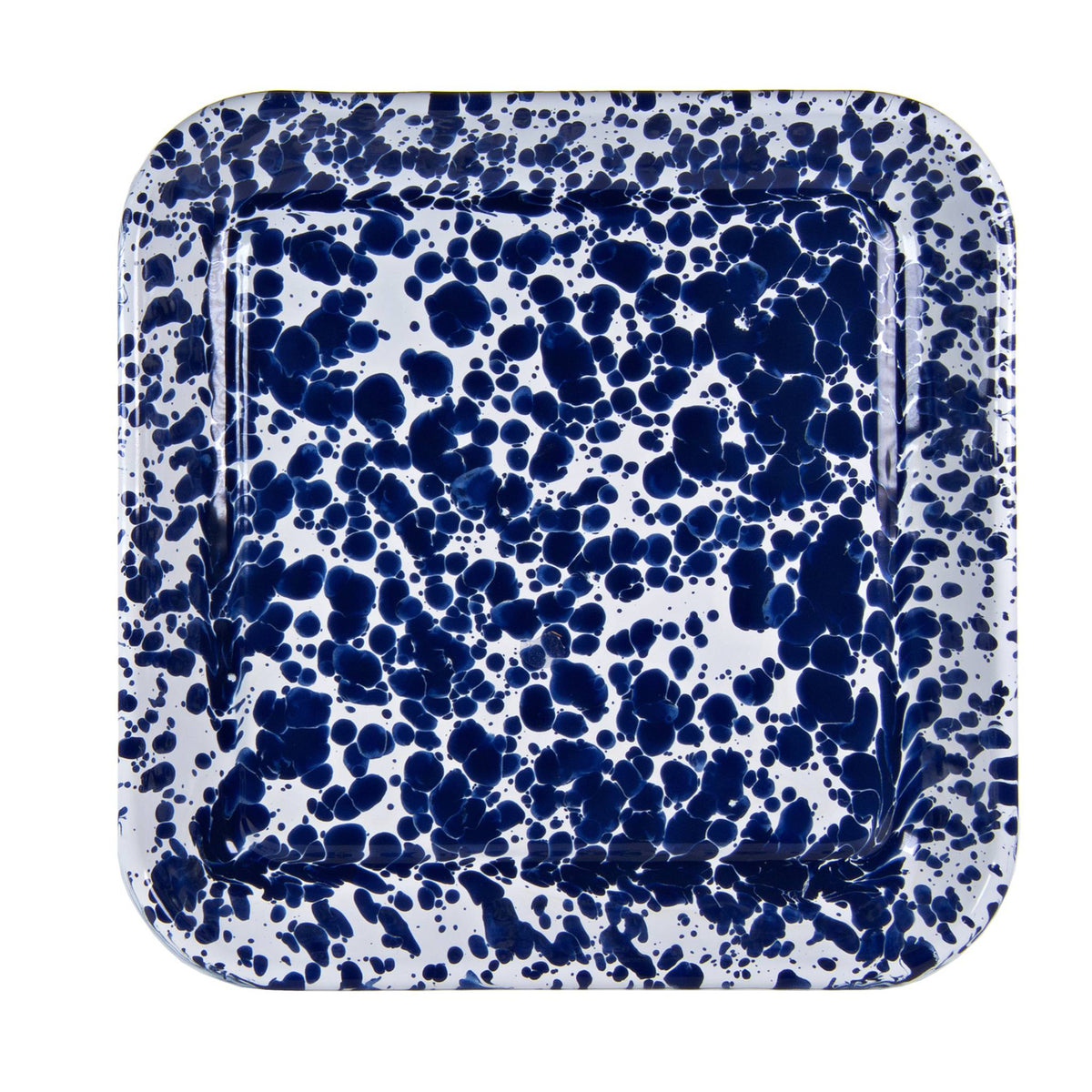 CB09S2 - Cobalt Swirl Sqaure Trays - Set of 2  4