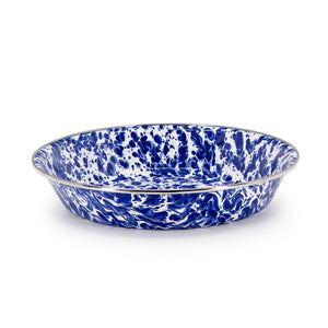 CB17 - Cobalt Swirl Pie Plate  3