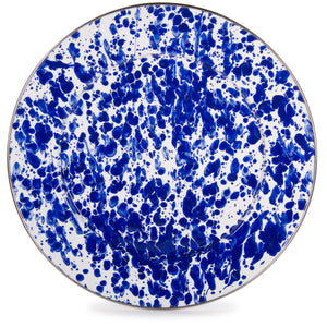 CB26S2 - Cobalt Swirl Chargers, - Set of 2  3