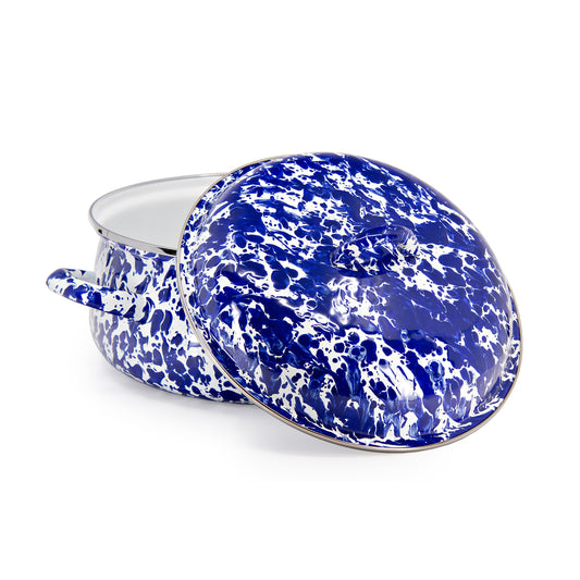 CB31 - Cobalt Swirl Dutch Oven  2