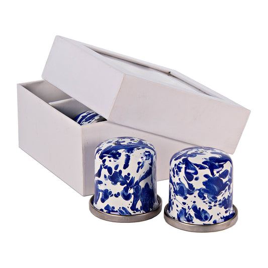 CB37 - Cobalt Swirl Salt & Pepper  2