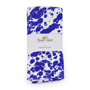 CB52 - Cobalt Swirl Kitchen Towel - Set of 2  2