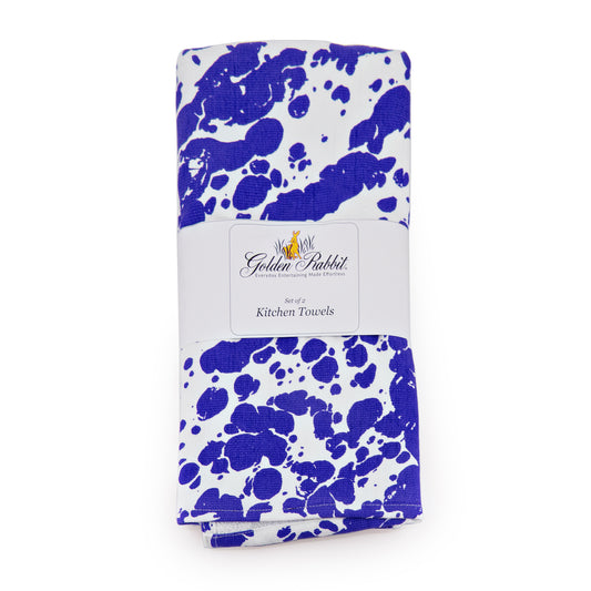 CB52 - Cobalt Swirl Kitchen Towel - Set of 2  2