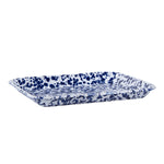 Set of 2 Cobalt Swirl Quarter Sheets
