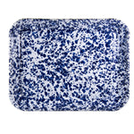 Set of 2 Cobalt Swirl Quarter Sheets