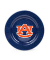 Auburn Enamelware Dinner Plates, Navy Speckle, Set of 4
