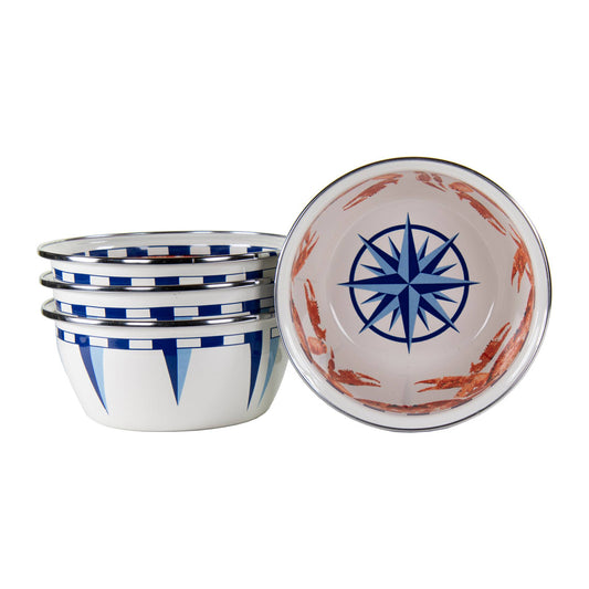 CR61S4 - Crab House Salad Bowls - Set of 4  2