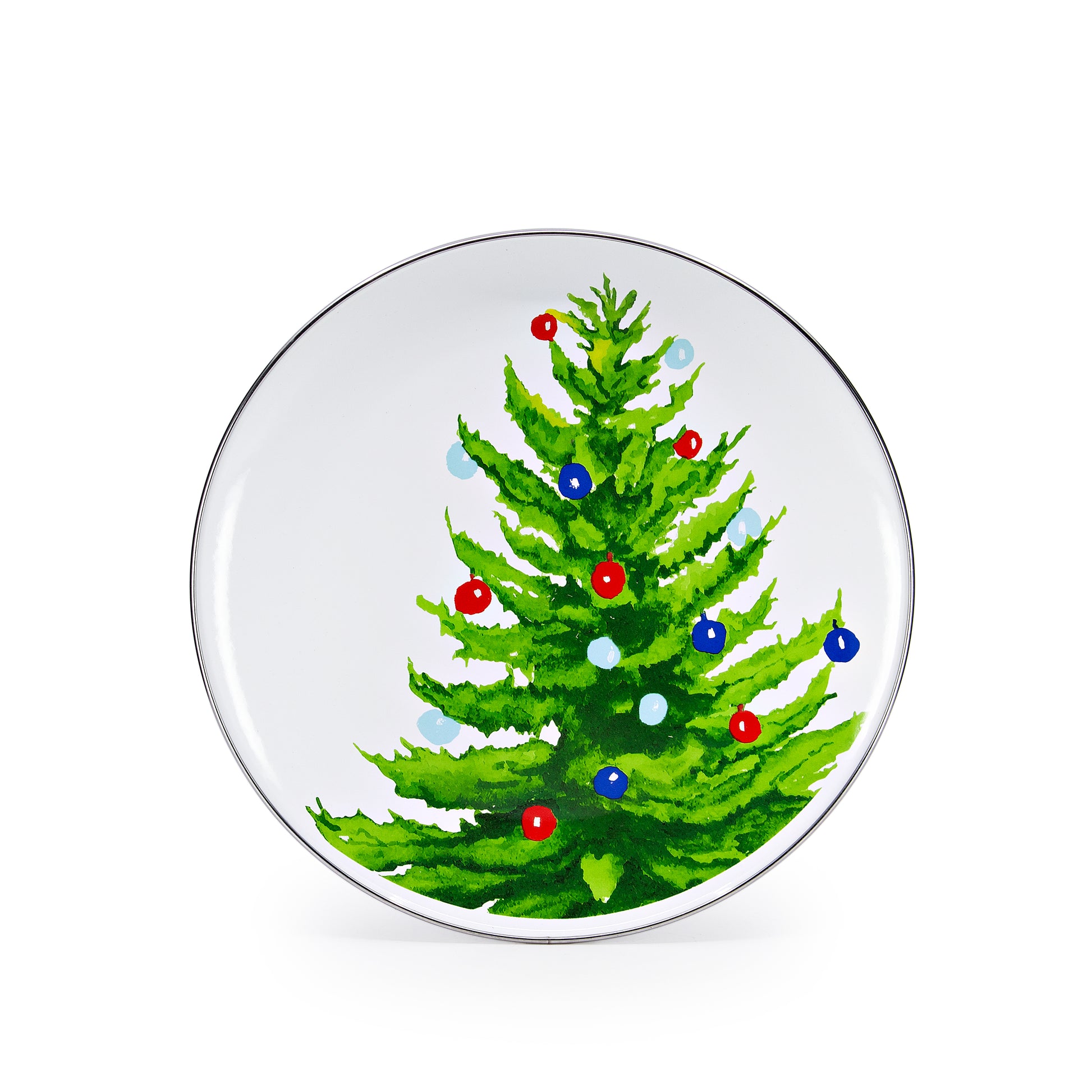 Christmas Tree Dinner Plates - Set of 4