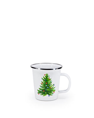 Christmas Tree 16 oz Latte Mugs - Set of 4