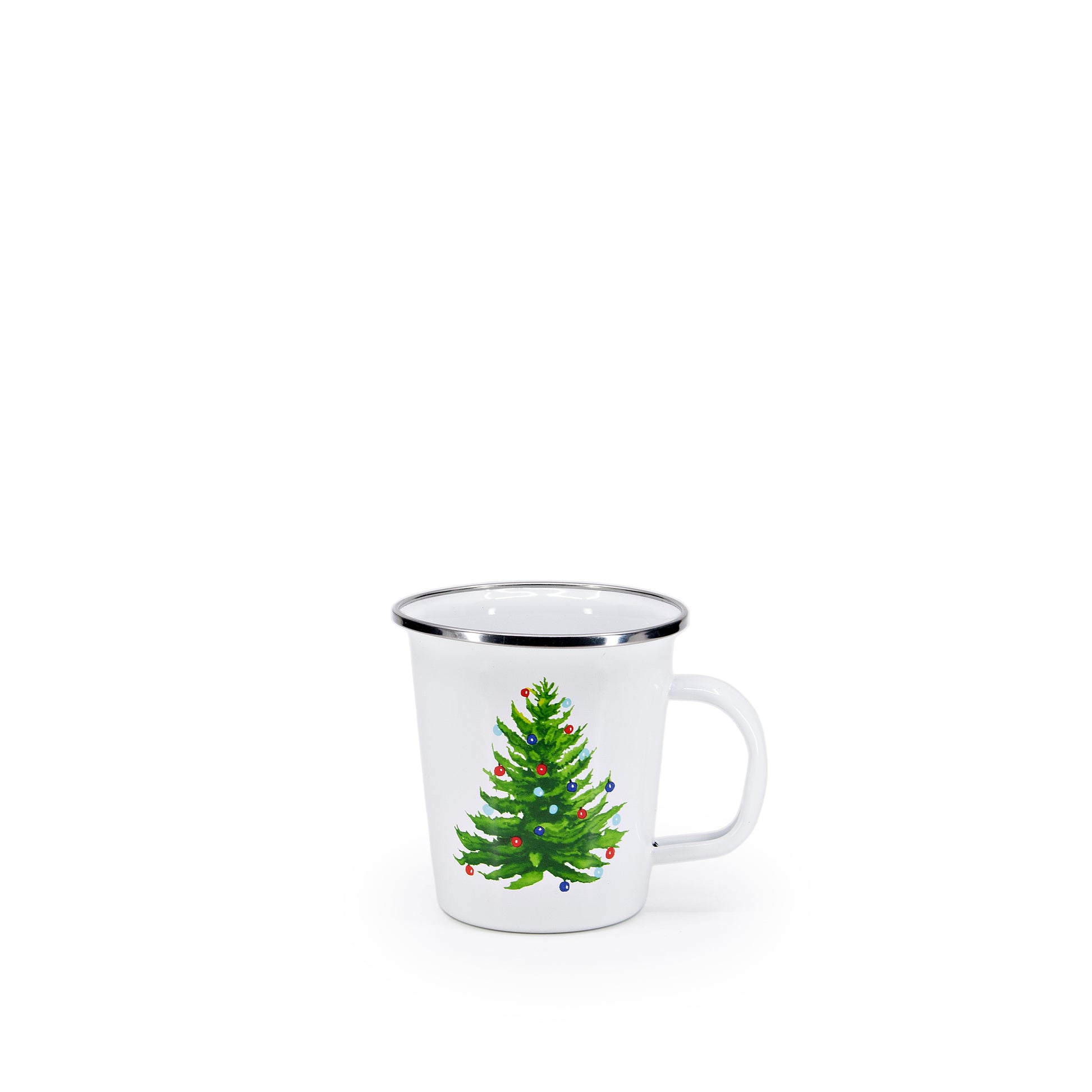 Christmas Tree 16 oz Latte Mugs - Set of 4