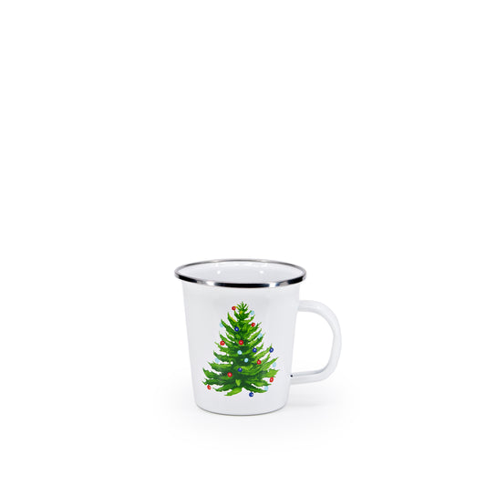 Christmas Tree 16 oz Latte Mugs - Set of 4