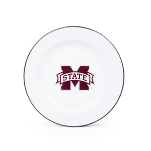 CV20GRY-MSU01-4 - Mississippi State Enamelware Dinner Plates, Set of 4 - 1
