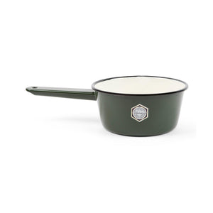 ecomposer-color-green with black rim, CW605GRBL - Camp Wandawega x CCH Sauce Pot, Green with Black Rim