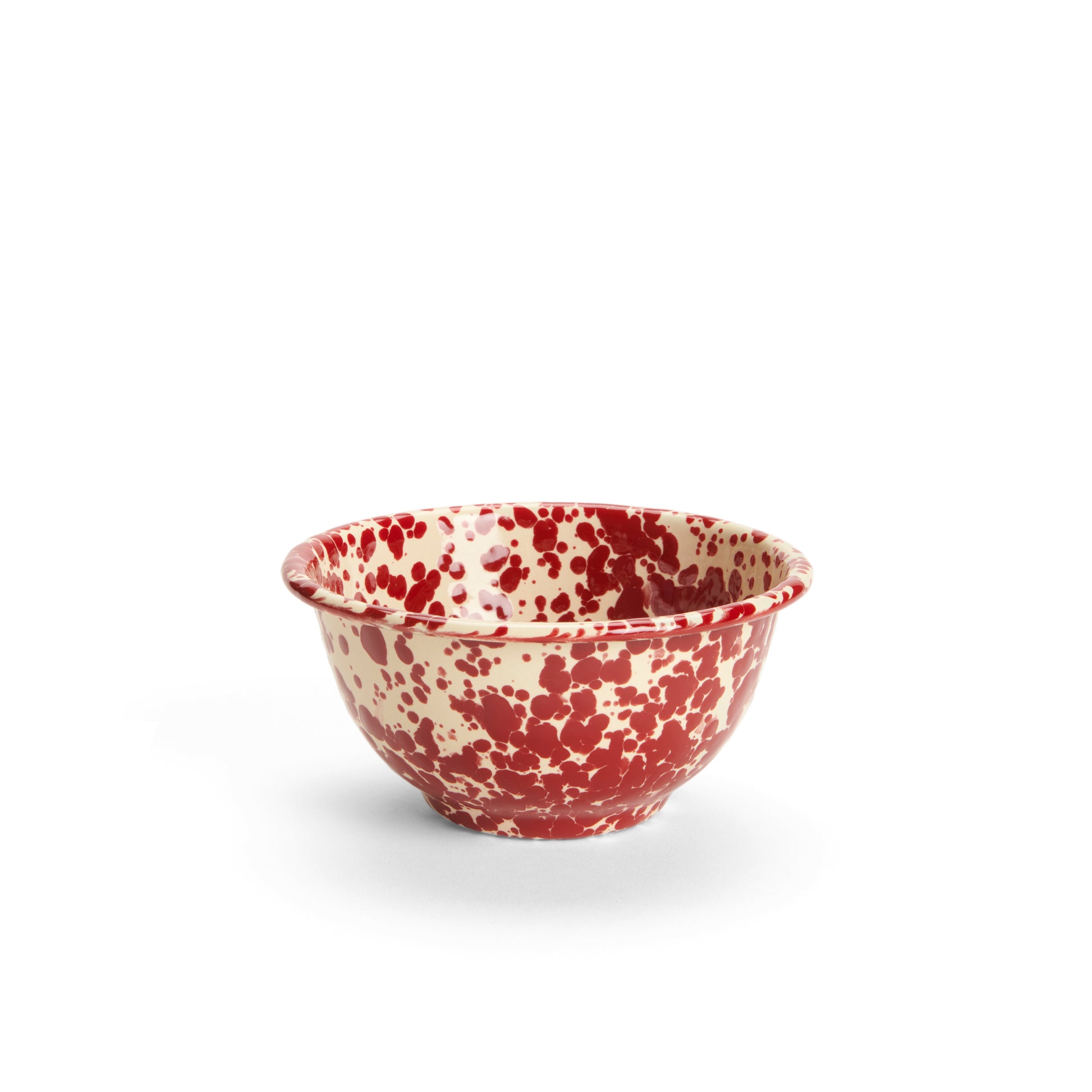 Splatter Small Footed Bowls, Set of 4