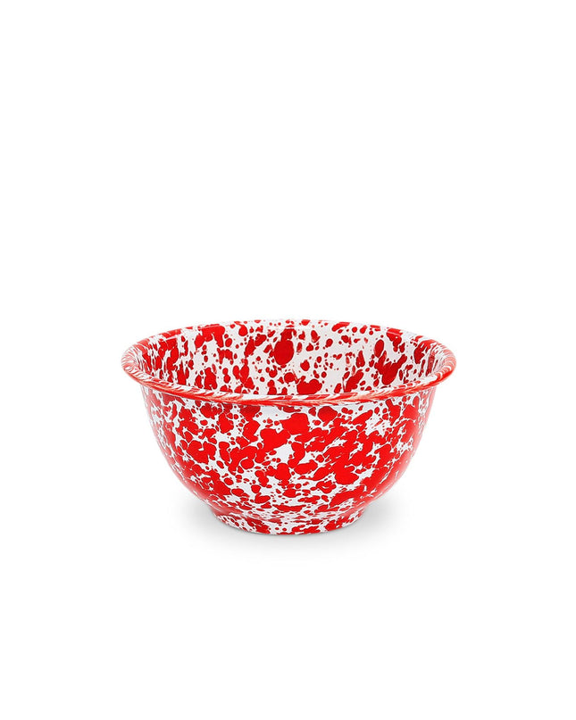 Splatter Small Footed Bowls, Set of 4