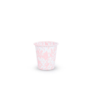 ecomposer-color-pink splatter, D03PKM-4 - Splatter 10 oz Short Tumblers, Set of 4, Pink Splatter