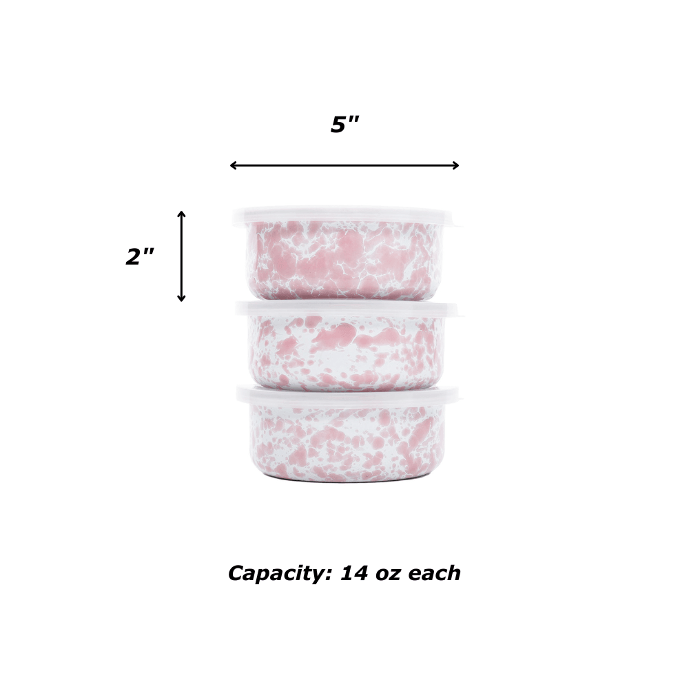 Splatter 3 Piece Storage Bowl Set