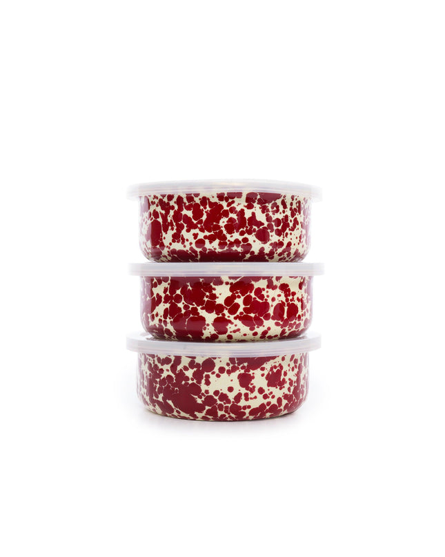 Splatter 3 Piece Storage Bowl Set