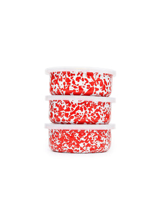 Splatter 3 Piece Storage Bowl Set