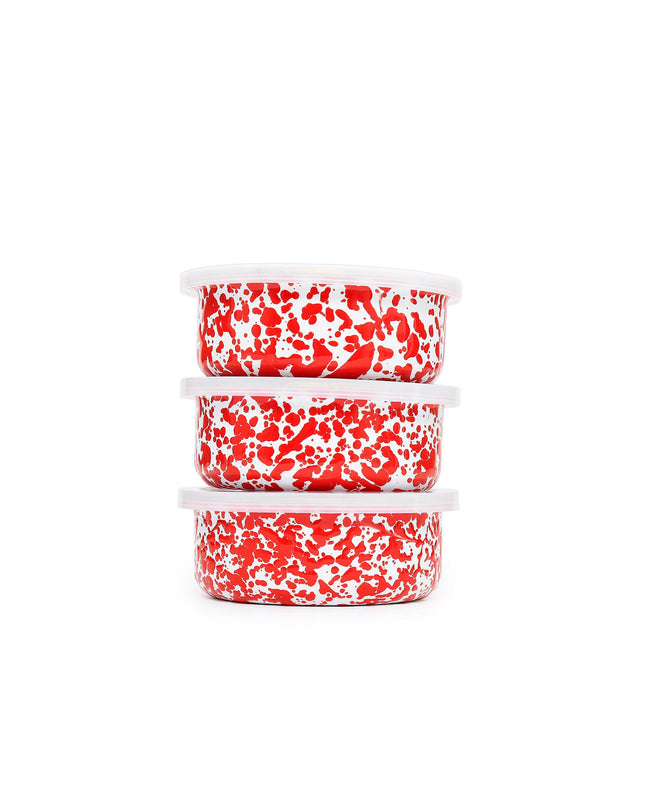 Splatter 3 Piece Storage Bowl Set