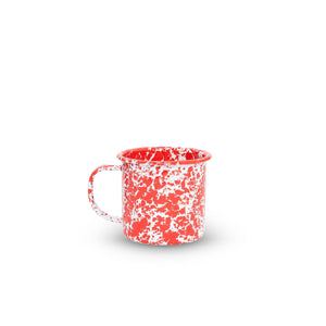 ecomposer-color-red splatter, D11RM-4 - Splatter 12 oz Mugs, Set of 4, Red Splatter