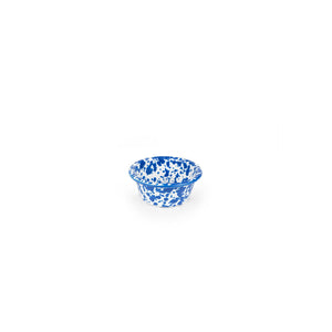 ecomposer-color-blue splatter, D121DBM-4 - Splatter 2 oz Ramekins, Set of 4, Blue Splatter