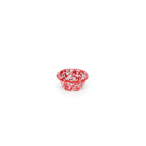 ecomposer-color-red splatter, D121RM-4 - Splatter 2 oz Ramekins, Set of 4, Red Splatter
