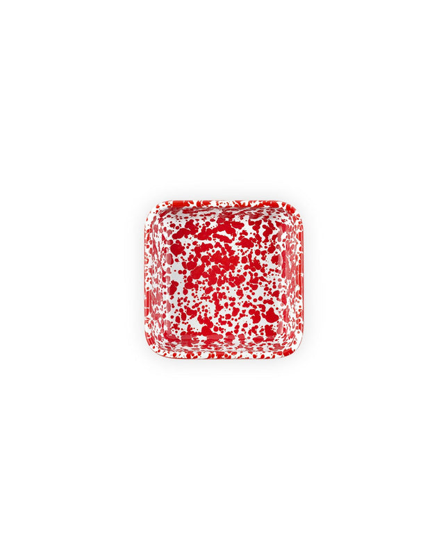 Splatter Small Square Trays, Set of 4