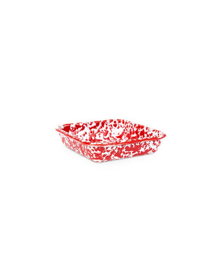 Splatter Small Square Trays, Set of 4