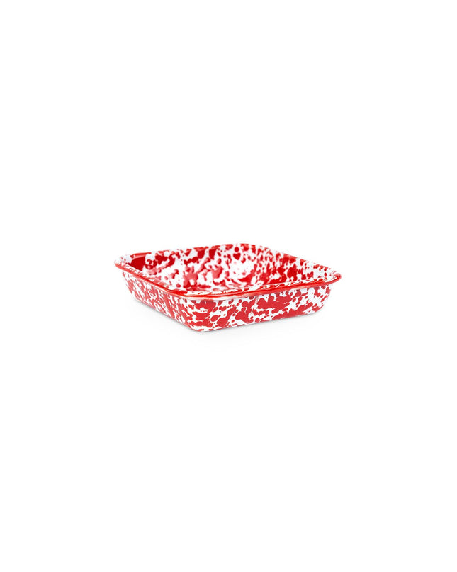 Splatter Small Square Trays, Set of 4