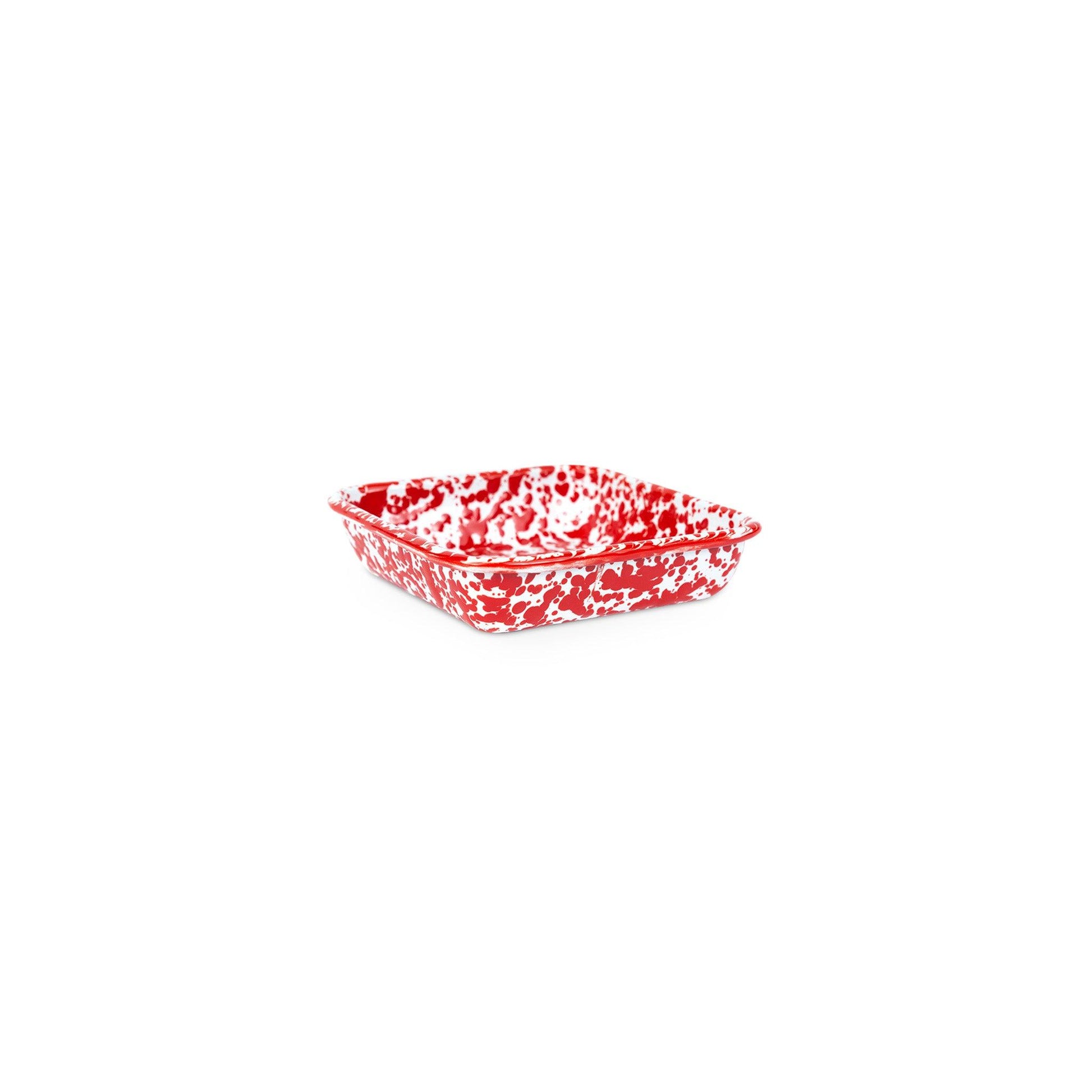 Splatter Small Square Trays, Set of 4