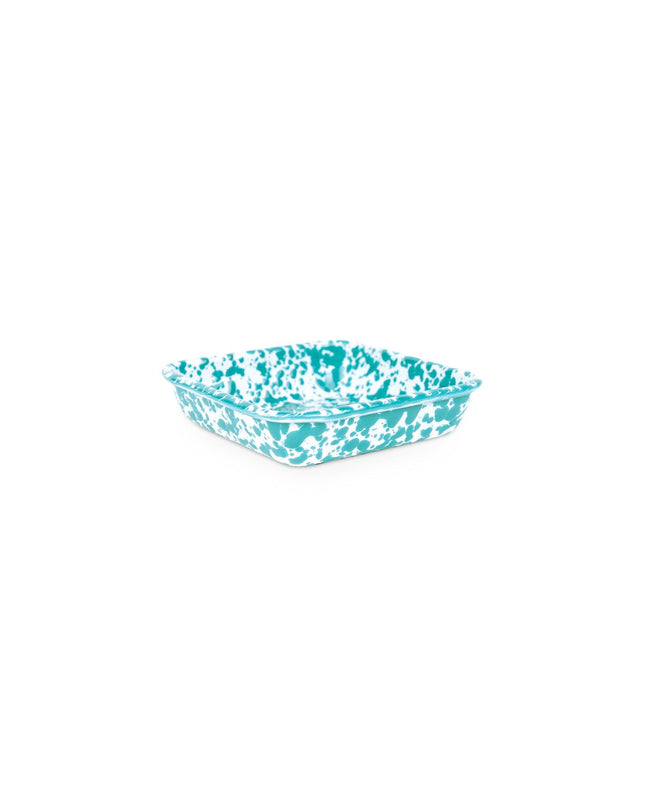Splatter Small Square Trays, Set of 4