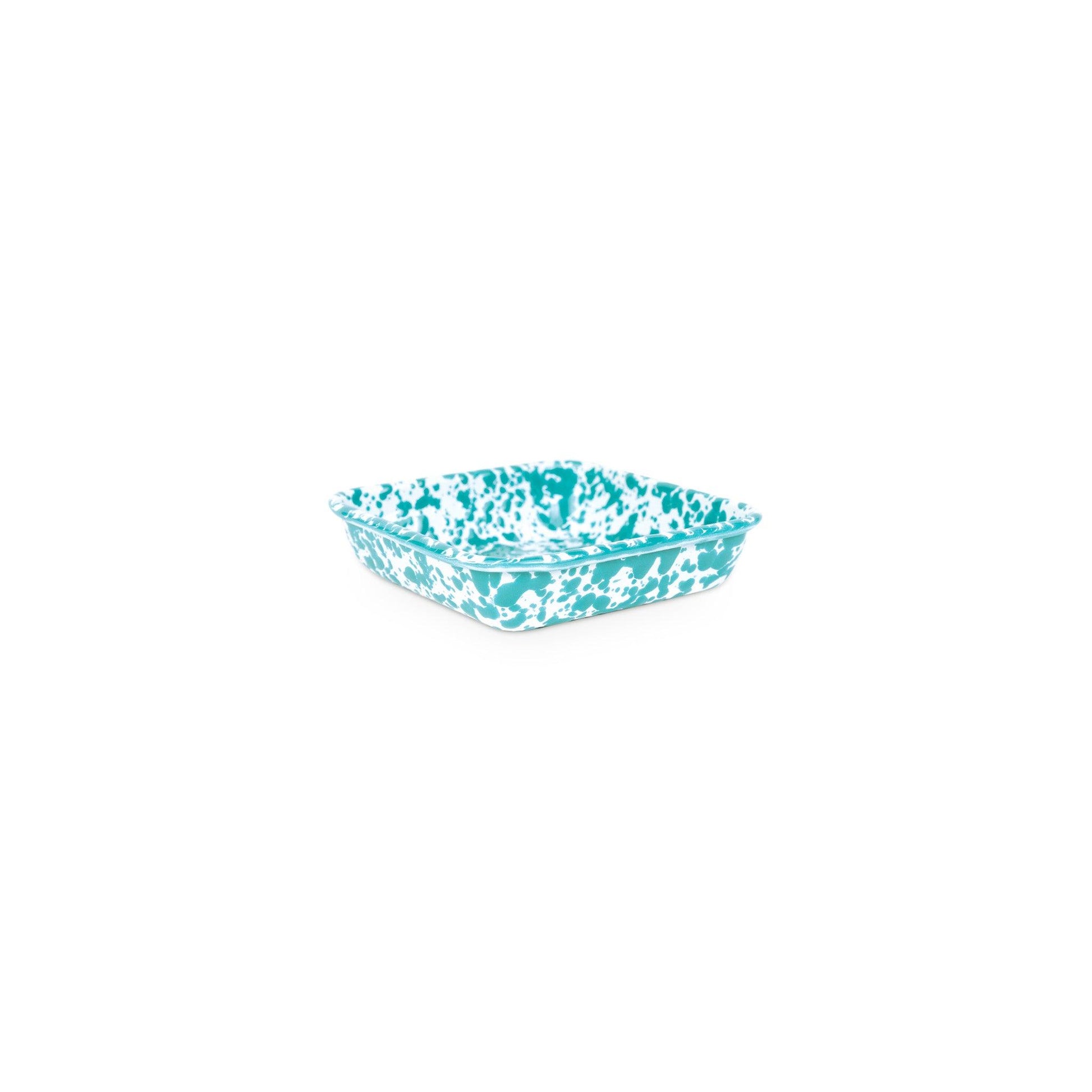 Splatter Small Square Trays, Set of 4