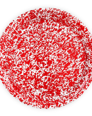 Splatter Large Round Tray