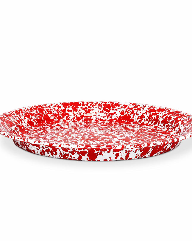 Splatter Large Round Tray