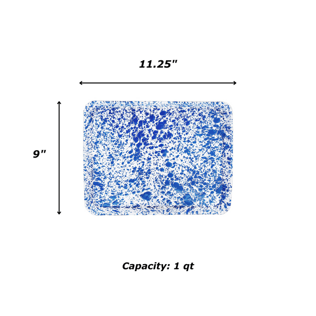 Splatter Small Rectangle Tray