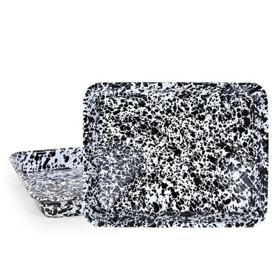 Splatter Small Rectangle Trays (Set of 2)