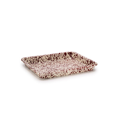 D190BLM - Splatter Small Rectangle Tray - 1
