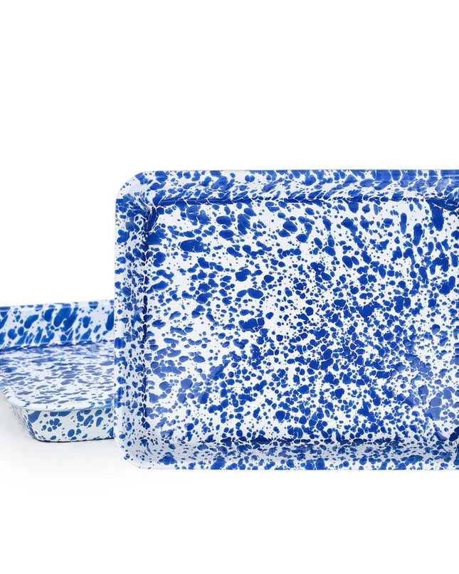 Splatter Small Rectangle Trays (Set of 2)
