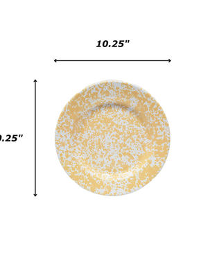 Splattered Dinner Plates, Set of 4