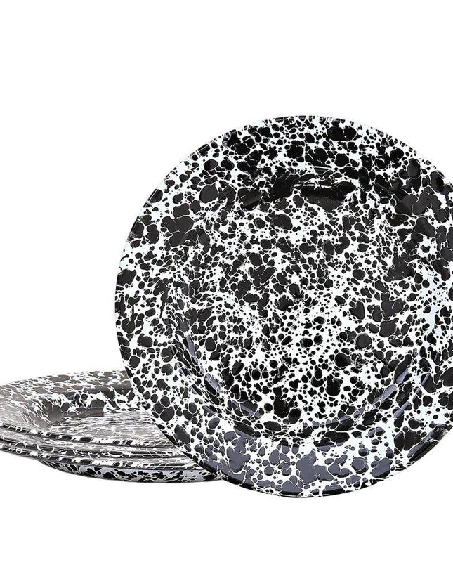 Splattered Dinner Plates, Set of 4