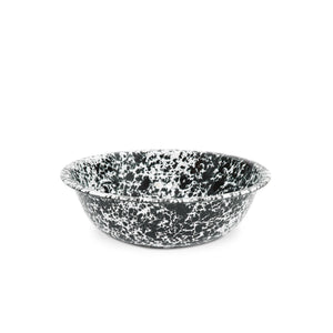 ecomposer-color-black splatter, D24BLM - Splatter Small Basin, Black Splatter