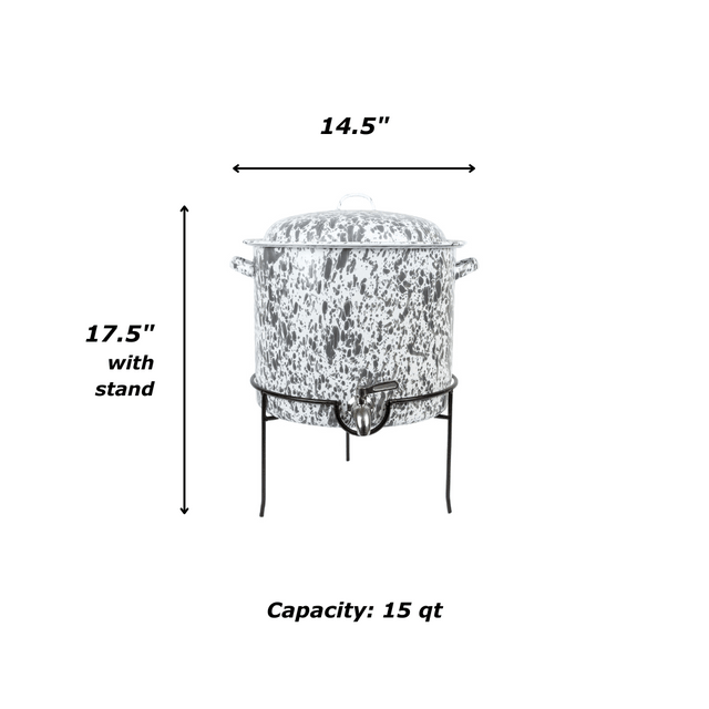 Splatter Beverage Dispenser with Stand