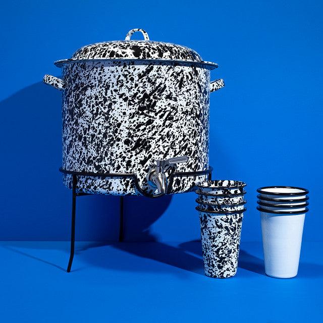 Splatter Beverage Dispenser with Stand
