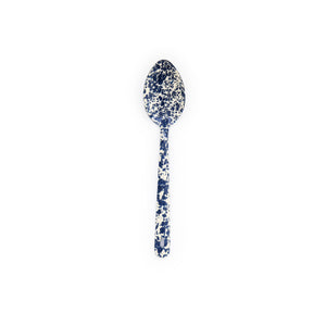 ecomposer-color-navy and cream, D51NVM - Splatter Large Serving Spoon, Navy and Cream
