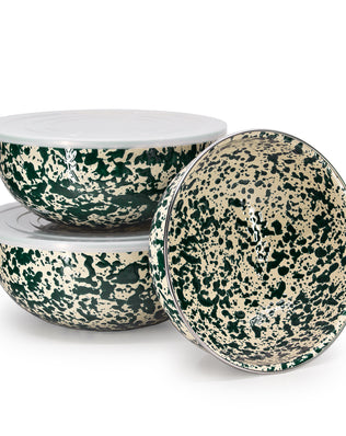 Splatter Covered Multi-Purpose Bowl Set