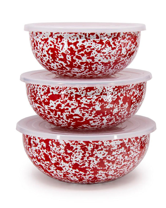 Splatter Covered Multi-Purpose Bowl Set