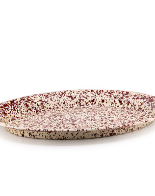 Splatter Oval Platter